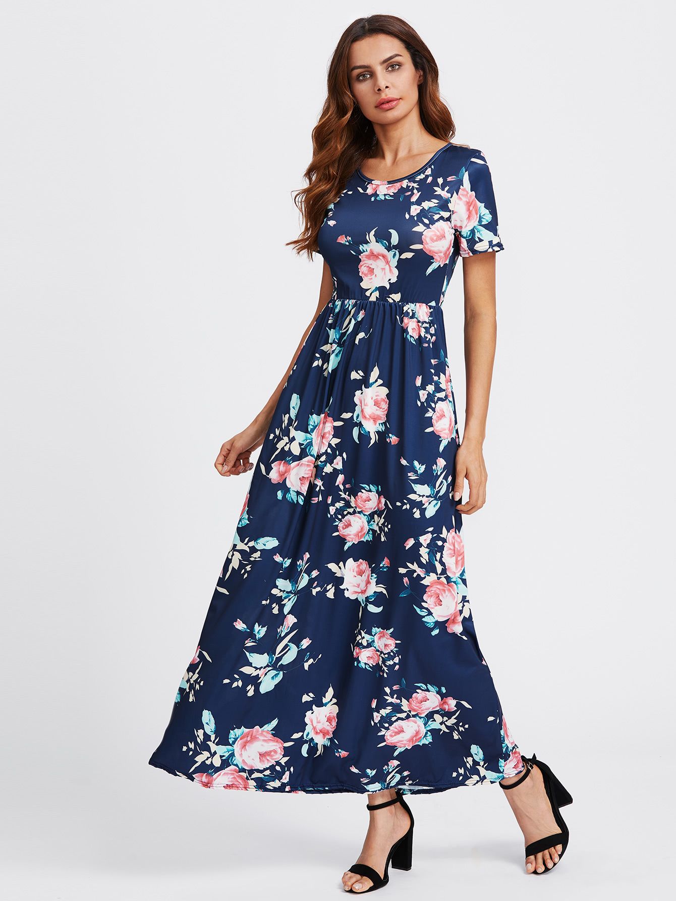 floral print maxi dress