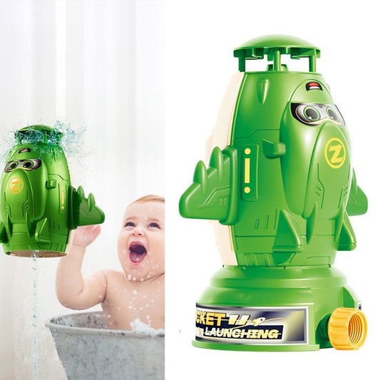 Water-Powered Rocket Sprinkler Toy – Outdoor Summer Fun for Kids”